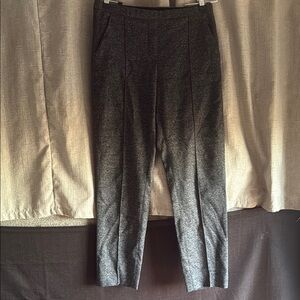 Tahari Gray Dress Pants with Straight Leg Design Charcoal Gray 2